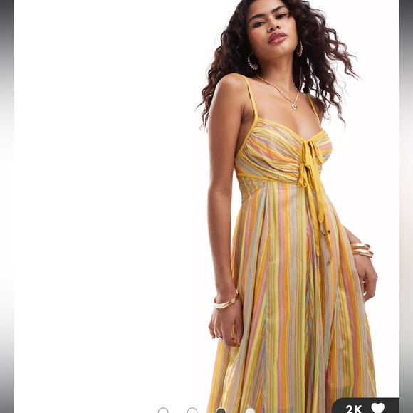 NWT Free People Women's Dream Weaver Maxi Dress, size S - Picture 3 of 6